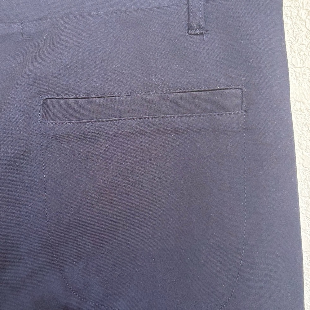 Quince Women’s Black Ponte Knit Straight Leg Pants Size Medium Work Office - Picture 6 of 8